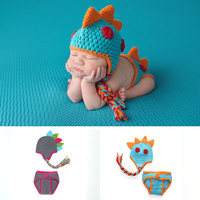 Baby Kids Infant Crochet Hat Knitted Fish Hat Cap Photo Photography Prop Costume