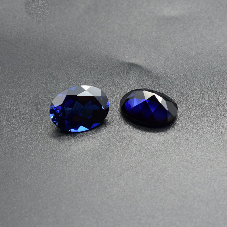 

Red Corundum Blue Corundum 7 Sizes 3*4-7*9mm Oval Machine Cut Cubic Zirconia Synthetic Loose Gemstone Beads For Jewelry Making 200pcs/Lot