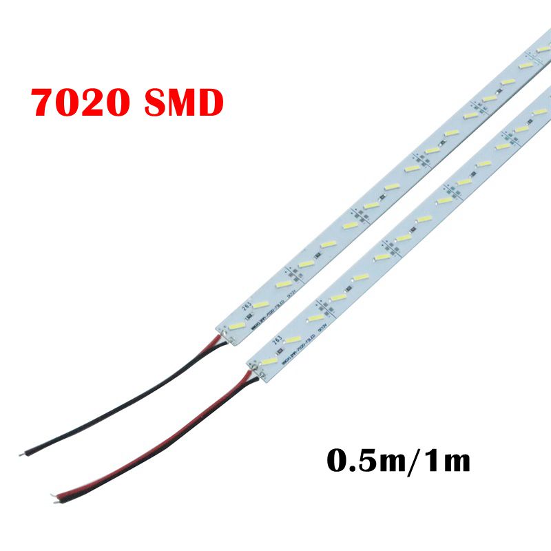 

Super Bright Hard Rigid Bar light DC12V 100cm 72 LED SMD 7020 Aluminum Alloy Led Strip light For Cabinet/Jewelry Display