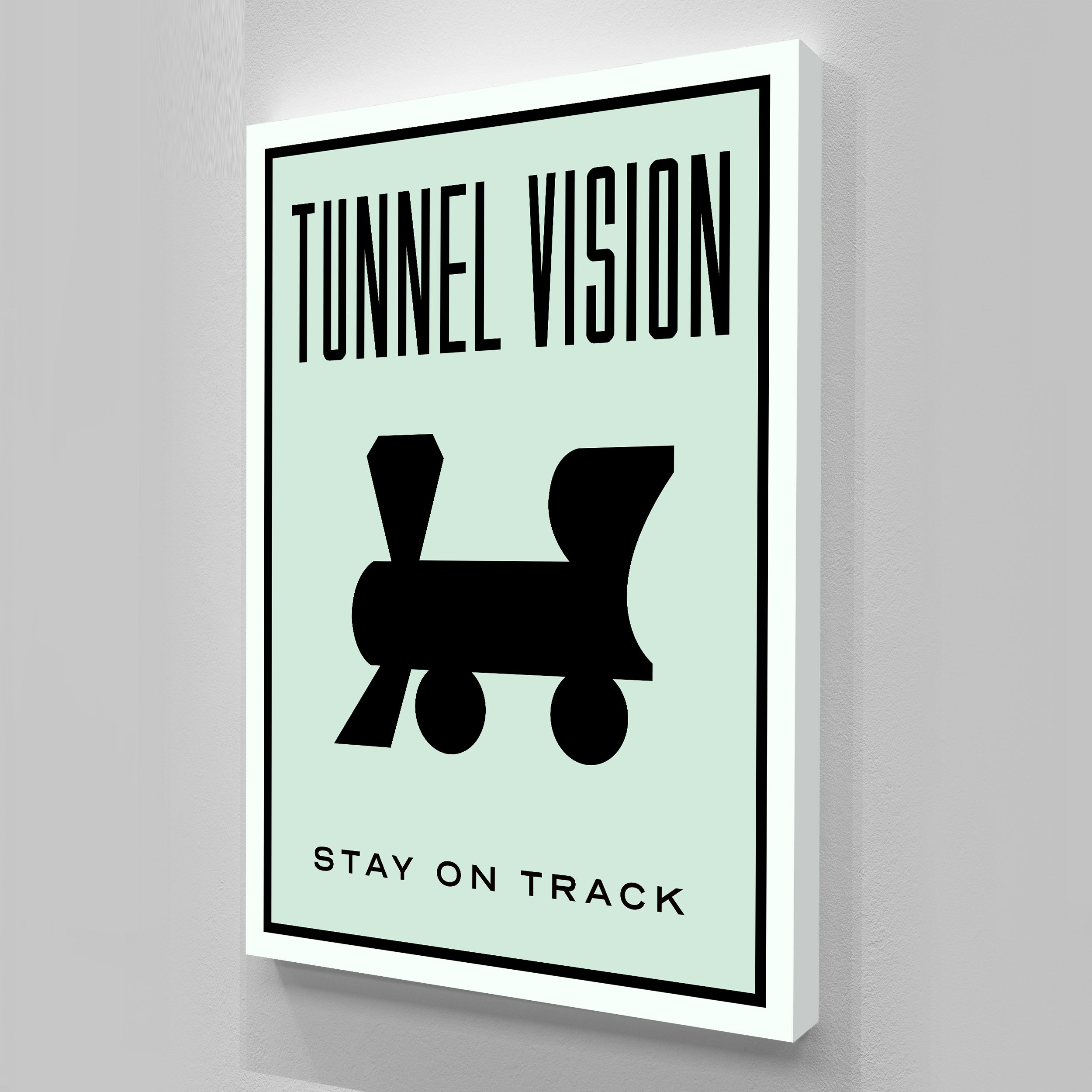 

Unframed/Alec Monopoly "Tunnel Vision",HD Canvas Print home decor wall art painting,office art culture