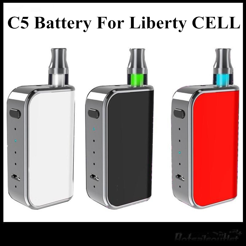

New Design Komodo C5 Box Mod 400mAh Preheat Battery For Amigo Liberty Cartridges V1 V5 V9 X5 A3 Good As Vmod Free DHL, Multi