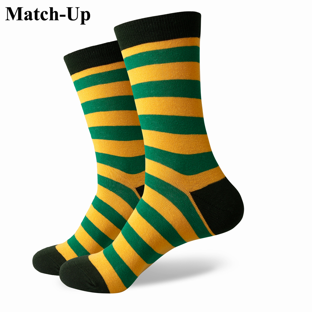 

new men colorful combed cotton socks stripe socks for free us size 7 512 354