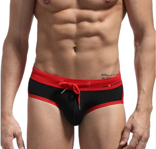 

Sexy Gay Mens Swimwear Men Swim Briefs U-Shaped Pouch Swimming Trunks Swimsuit Brave Person Bathing Suit Bikini Shorts sunga