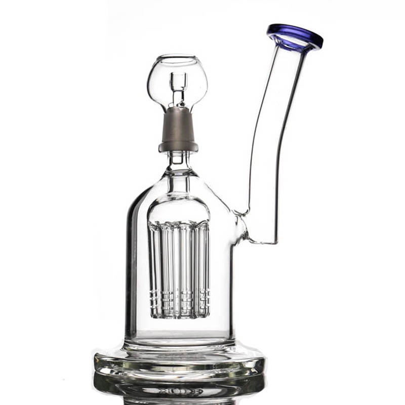 

Hookahs Glass bong eight arm tree percolated glasses oil rigs thick water pipe with nail dome
