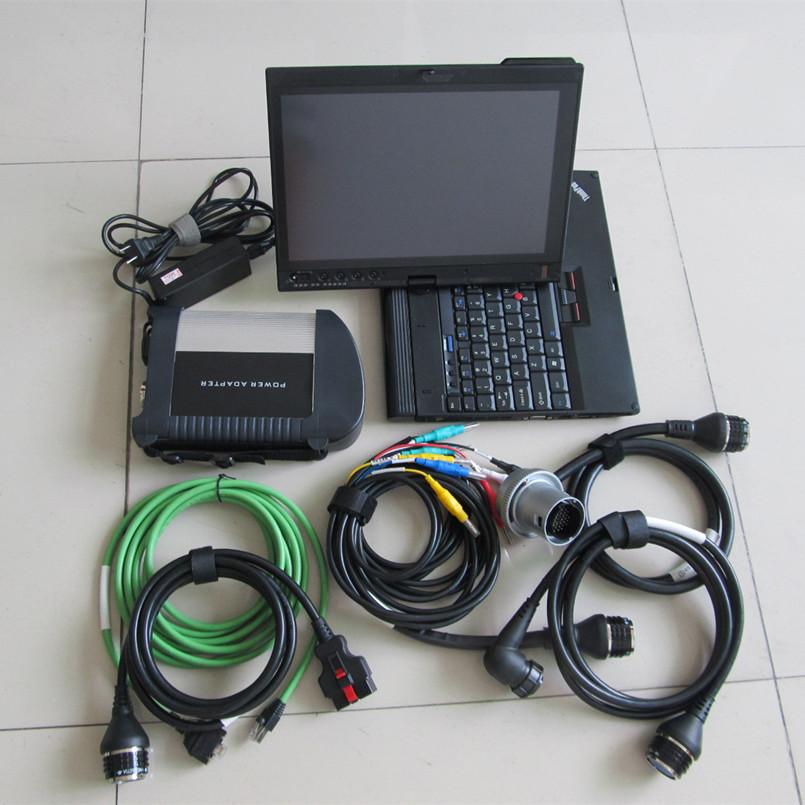 

sd connect star c4 das diagnostic tool laptop x200t touch screen with hdd 320gb full kit scanner