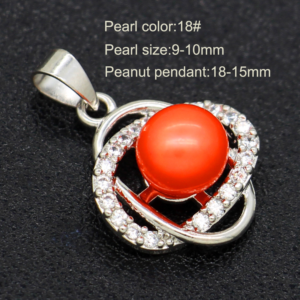 

DIY Accessories copper Pendant Pendant 9-10mm Pearl Empty Semi-finished Accessories