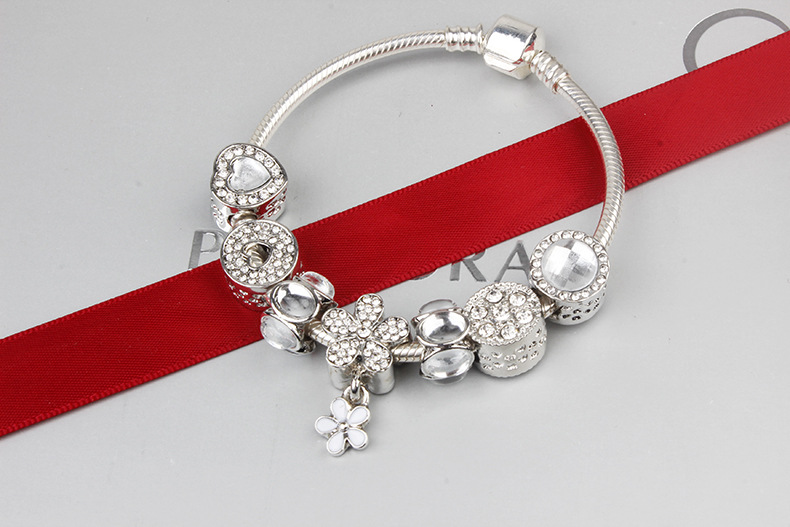 

2018 new sun flower pendant bracelet for ladies Pand style DIY bracelet jewelry
