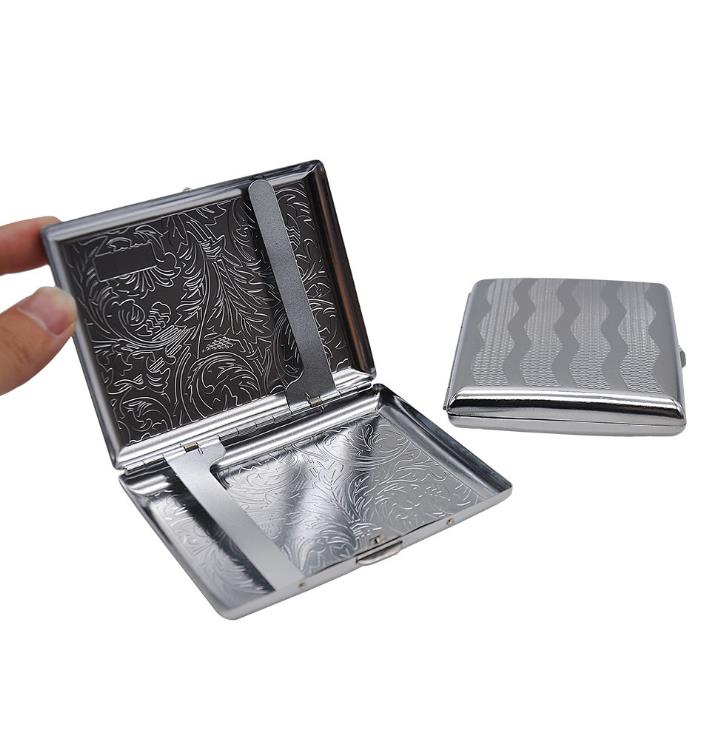 

20 Pieces of Stainless Steel Cigarette Box for Super Thin Metal Box