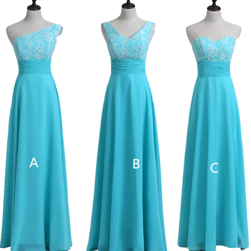 turquoise and silver wedding dresses