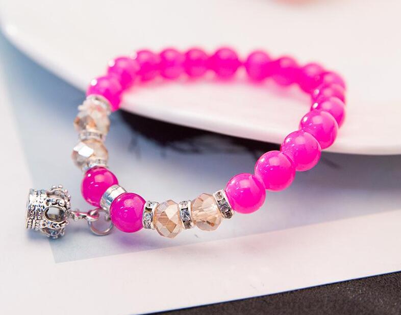 

Fine Jewelry Natural Onyx Garnet Bracelet Semi-Precious Stone Beads Bracelets Elephant Lucky Charm Bracelets Girls Fit women mens jewelry