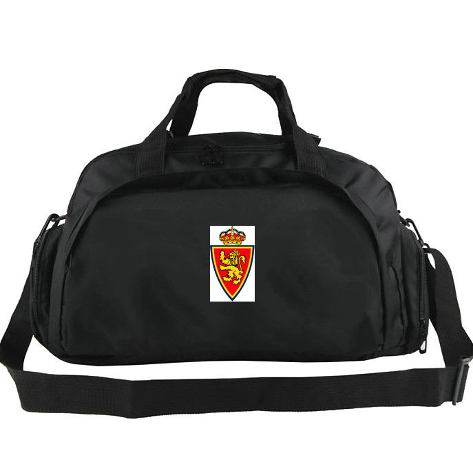 Zaragoza duffel bag Real Saragossa club tote Football team backpack Soccer exercise luggage Sport shoulder duffle Flag sling pack-image-422247557