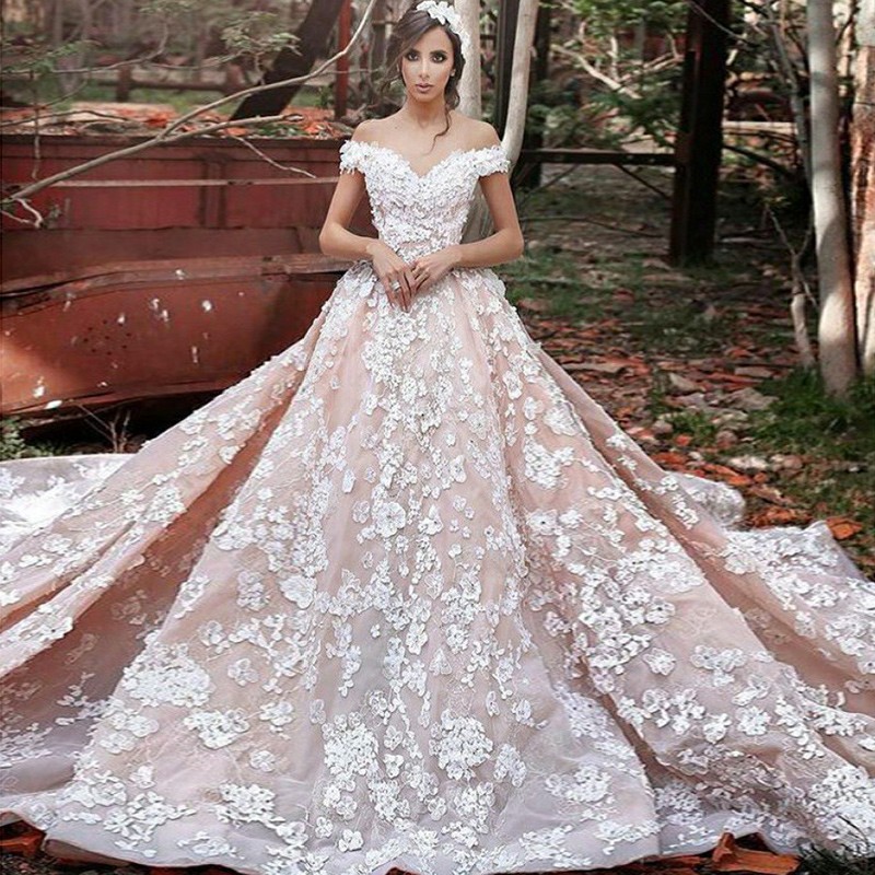 cathedral wedding gown
