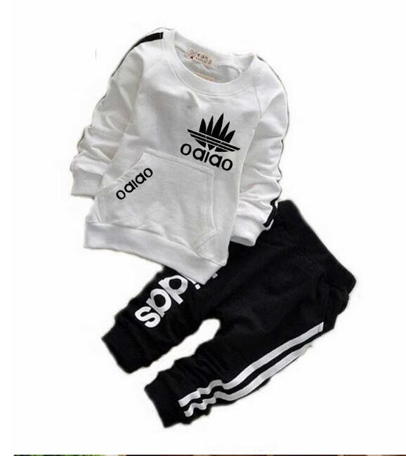 

Kids Sets 6M-2T Kids Coats and Pants 2Pcs/sets 2 Stripes Children Sports Sets Baby Boys Girls Coat and Pants Sets 0831-2, Pink
