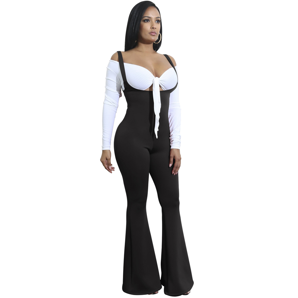 jumpsuit flared bottom