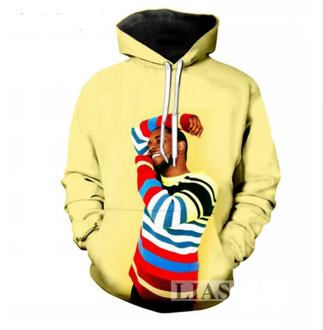 2018 Nouvelle Mode Couples Hommes Femmes Unisexe HD Rappeur Kendrick Lamar Drôle 3D Imprimer Hoodies Pull Sweat Veste Pull Tops L0M066
