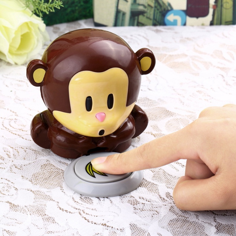 

Cute Mini Cartoon Monkey Nail Dryer Hand Finger Toe Nail Art Gel Tip Polish Dryer Blower Fan Air Dryer Nail Art Tools