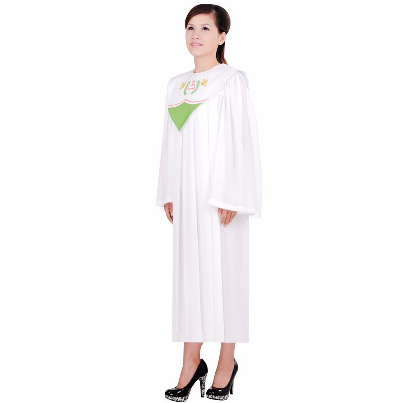 

Bible gown robe wear Clothes european version of the Bible costume garment women Church Gospel Choir Robe Gown & Red White choir gown robe