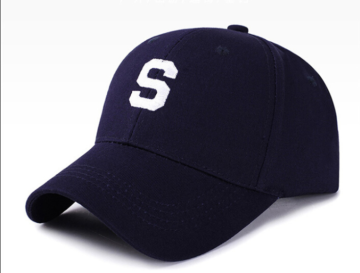 Gorra de b/éisbol Estilo Vintage Top Blando ala en /ángulo Letra S Bordado Ajustable Sombreros de Pico