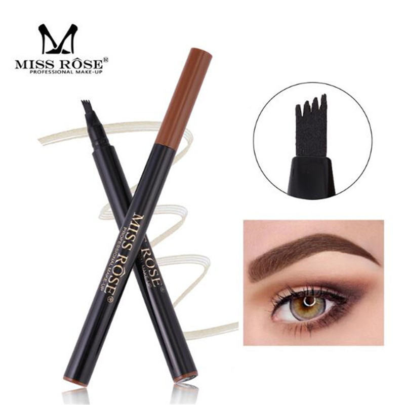 

Makeup Eyes 3 Colors Makeup Liquid Eyebrow Pen Waterproof Tattoo eyebrow pen Fork tip Eye Brow pen free shipping