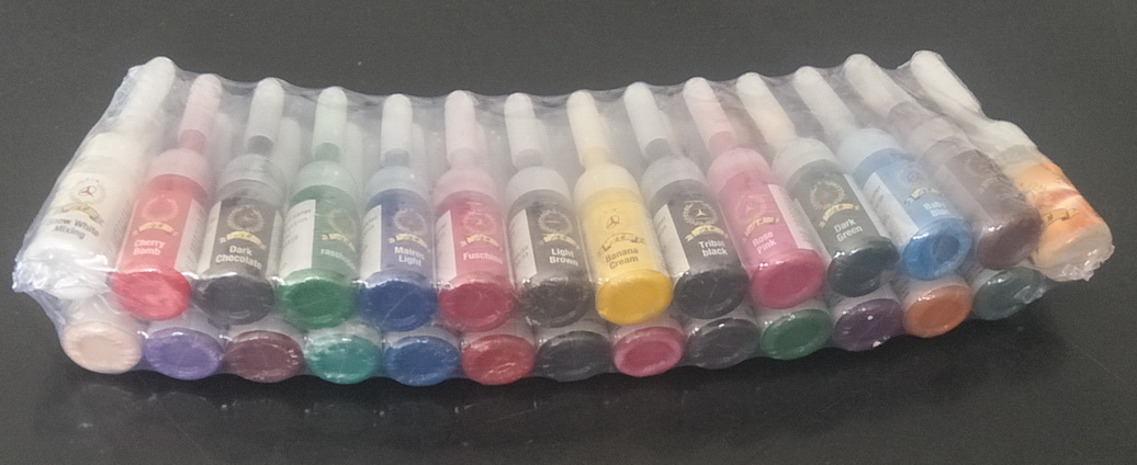 

New Retail Wholesale 27Pcs colorful permanent Makeup tattoo ink pigment 3ml for eyebrow lip Permanent make up supply