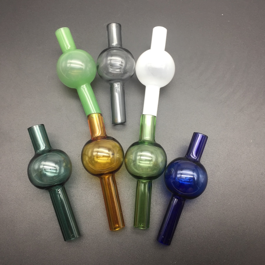 

Universal Colorful glass bubble carb cap round ball dome for XL thick Quartz thermal banger Nails glass water pipes, dab oil rigs