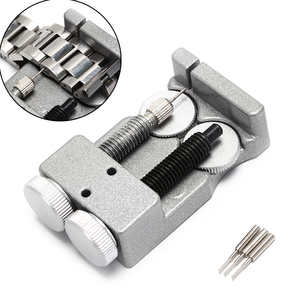 

Double Clasp Metal Steel Watch Bracelet Solid Adjustment Table Watchband Link Pin Remover Repair Tool