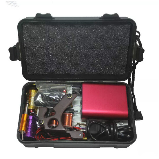 Tattoo Kit Professional with Best Quality Permanent Makeup Machine For Tattoo Equipment Cheap Red Tattoo Machines