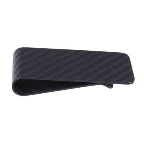 

ASDS Real Carbon Fiber Money Clip Business Card Credit Card Cash Wallet