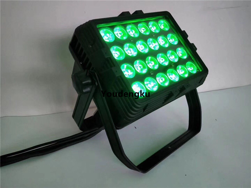 2 pieces 24x10w rgbw 4in1 outdoor led flood rgbw city color outdoor wall wash light-image-411452388