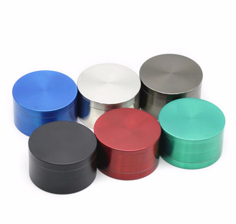 

New type 4 layer zinc alloy signal tooth grinding cigarette smoke diameter 75MM metal smoke cutter smoking set