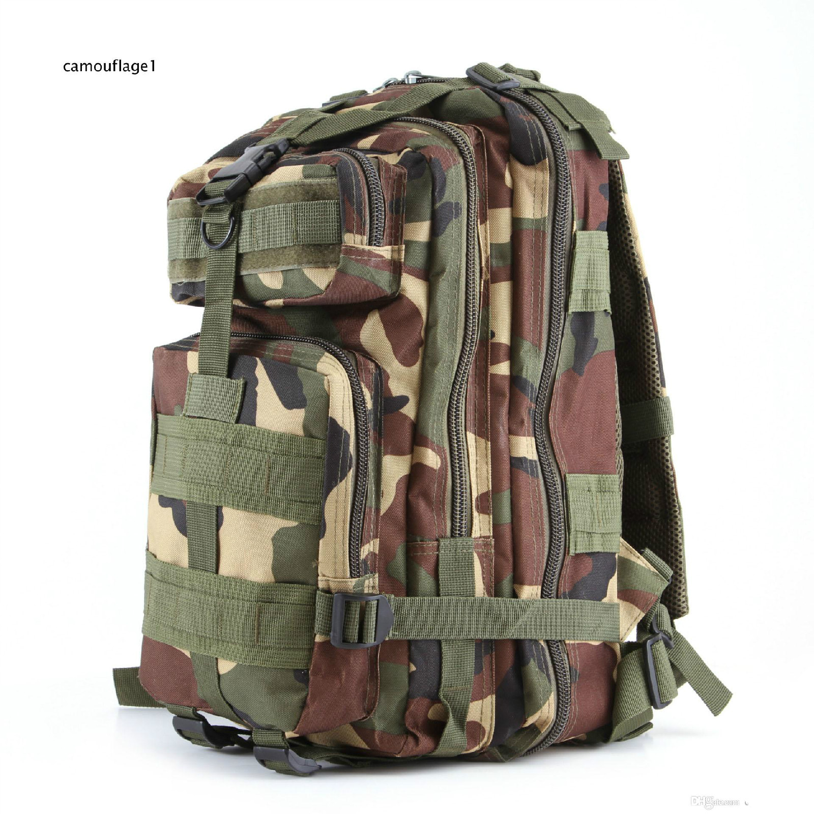 

wholesale outdoor sports camouflage backpacks Military enthusiasts climbing package on foot Backpack shoulders 3 p tactics DHL free