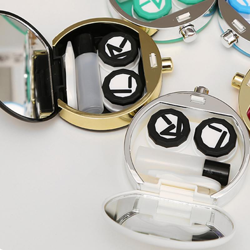 

Novel Perfume Bottles Contact Lenses Box Case for Eyewear Accessories Contact Lens Bag Eyewear Cases 2 Color