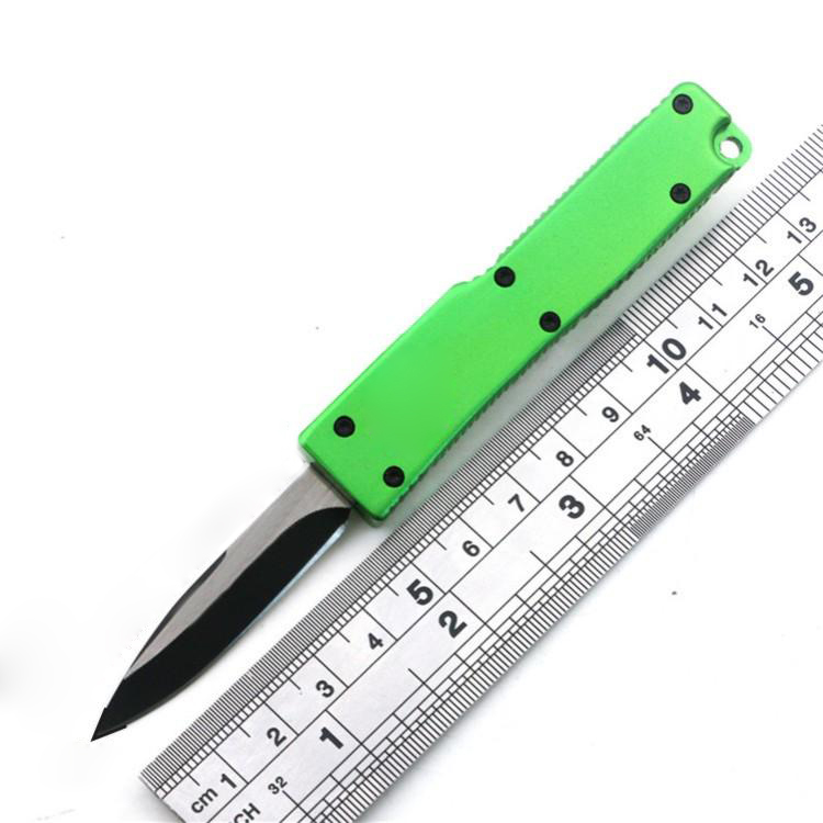 

automatic knives mini knife auto knives High quality 5 colors without mic knife logo mini Key buckle pocket knife aluminum handle