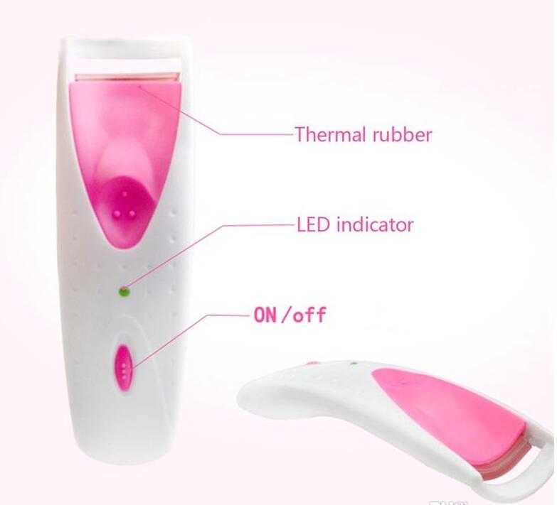 

Women Eyelash Curler Beauty Instant Heated Touch Beauty Electric Heated Eyelash High Quality Curler 3 Color