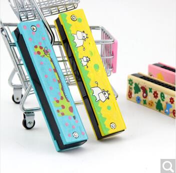 

New Funny Wooden Harmonica Kids Music Instrument Educational Child Attractive Toy Band Kit Children baby toys Birthday Gift Christmas gift