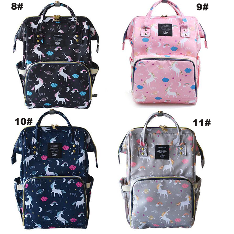 

Multifunctional Diaper Backpack Unicorn Multi-color Baby Mommy Changing Bag Mummy Backpack Nappy Mother Maternity Backpacks Oxford Cloth, Many colors to choose