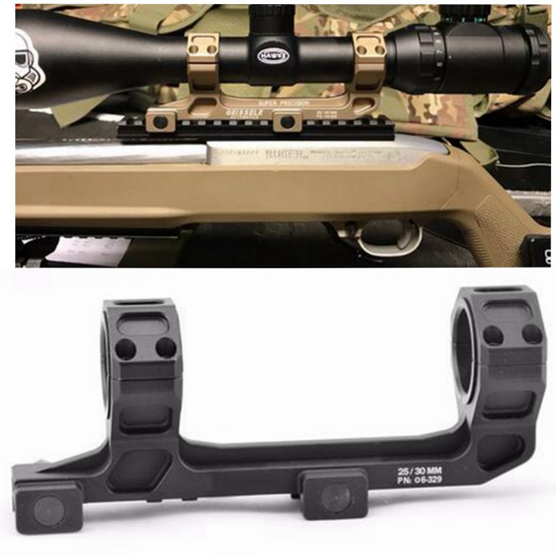 

Hunting Rifle Scope Mount Optic 1" / 30mm Diameter Rings AR15 M4 M16 with NO Bubble Level Fit Weaver Picatinny Rail