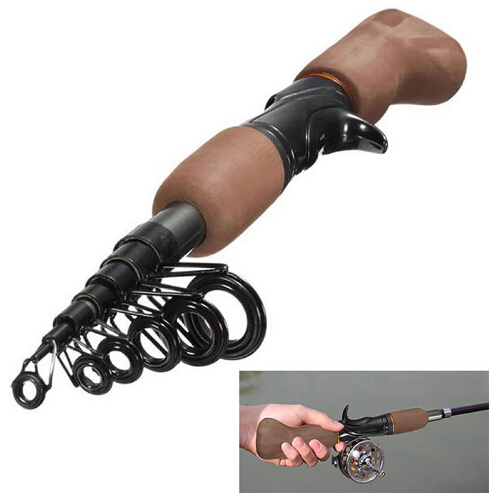 

Portable adjustable Carbon Fiber Telescope Fishing Rod Travel Sea Rock Spinning Pole Easy to use and storage