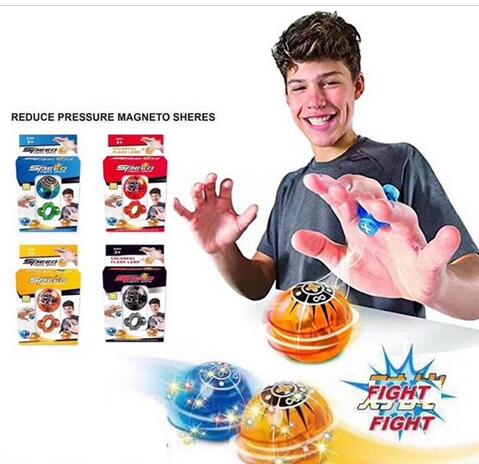 

Fingertips Magneto Spheres Decompression Magic Magnetic Ball Finger Flash Lamp Colorful Finger Induction Balls Toys Kids Toy Gift WJ 005