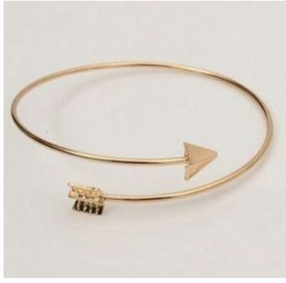 

gothic Punk Women Ladies Arrow Bangle Cuff Bracelets Jewelry Open Adjustable Arrow Bracelet Bangles Pulseiras Bijoux