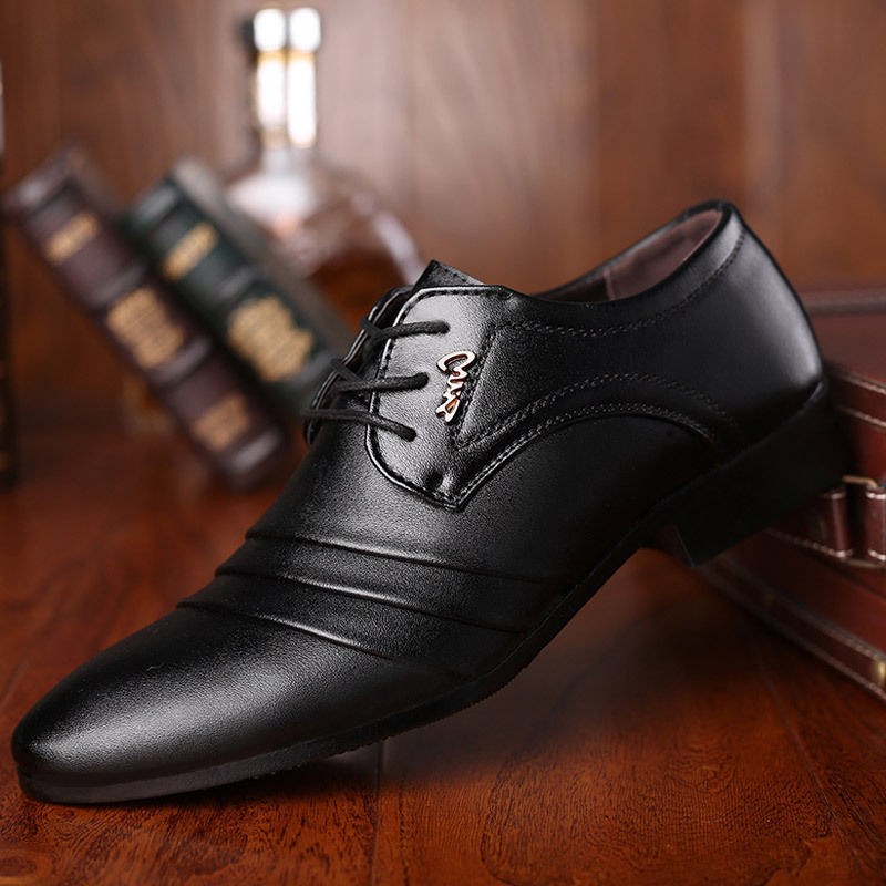 

designer leather shoes men dress shoes men formal italian brand men slip on dress shoes loafers zapatos de hombre de vestir formal ayakkab, Black