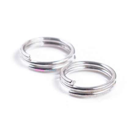 

200pcs Open Double Rings Split Rings Loops Double Jump Rings For DIY Jewelry Making