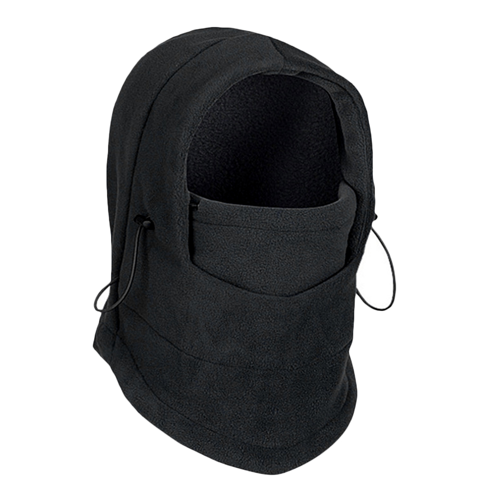 6 in1 Thermal Balaclava Neck Gaiter Winter Ski Mask Full Face Cap Motorcycle Hat