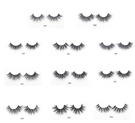 

Eyelashes 3D Mink Lashes Hand Made Mink Eyelashes Medium Volume Cruelty Free Mink False Eyelashes Upper Lashes