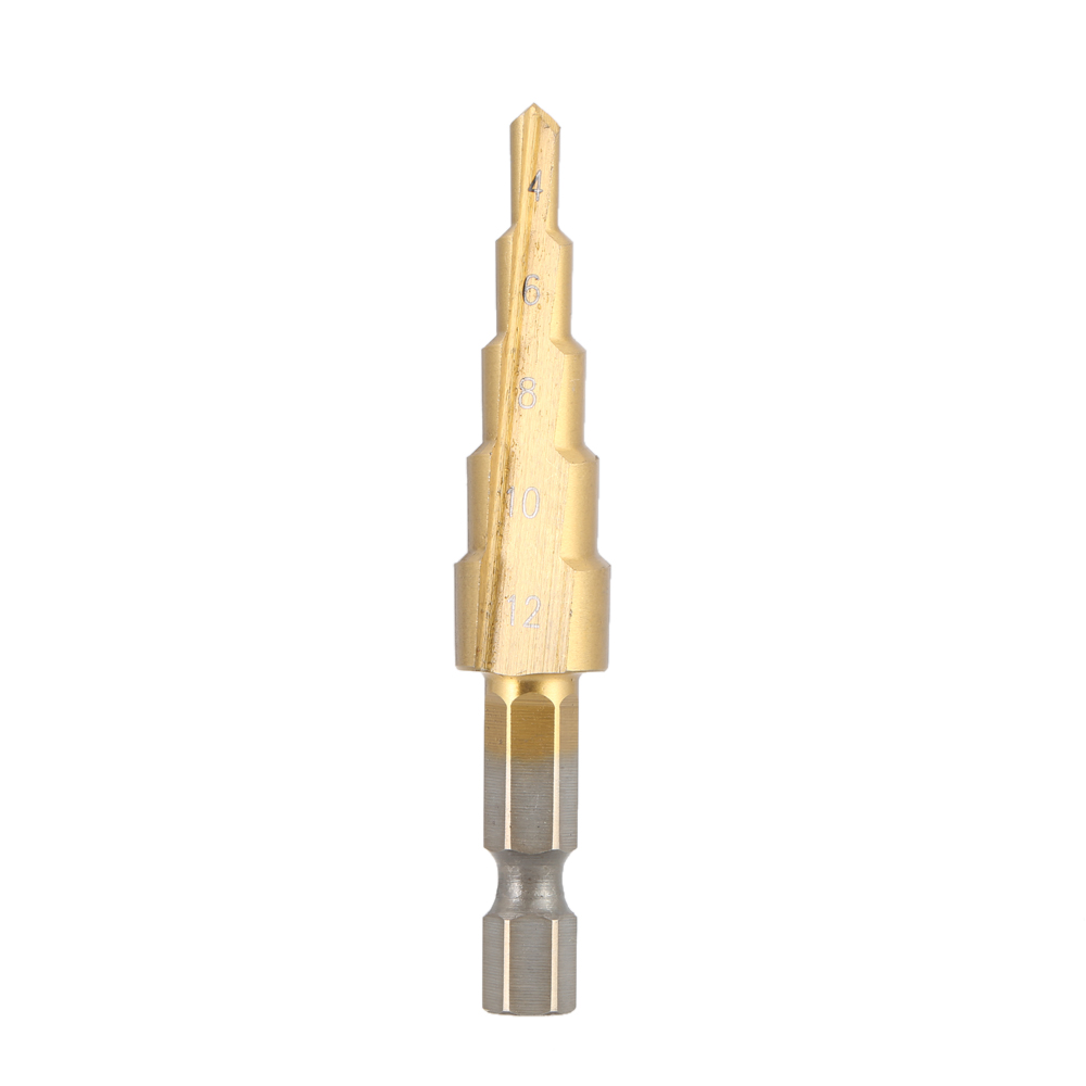 1PCS Haute Qualité 3-12 mm Haute Vitesse Acier Triangle Shank Pagode Étape Drill Bits