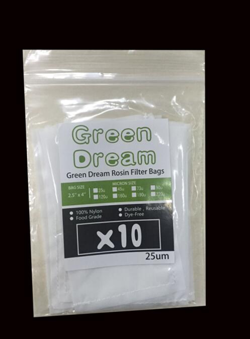 

25/90/120/160 Micron 3 x 6 inch Rosin Press Filter Screen Mesh Tea Bags