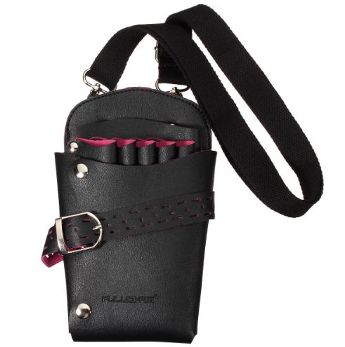 

Hot Pro Salon Leather Hairdressing Scissors Kit Bag Scissors Pockets Multifunction Hairstylist Holster Pouch Holder Tool