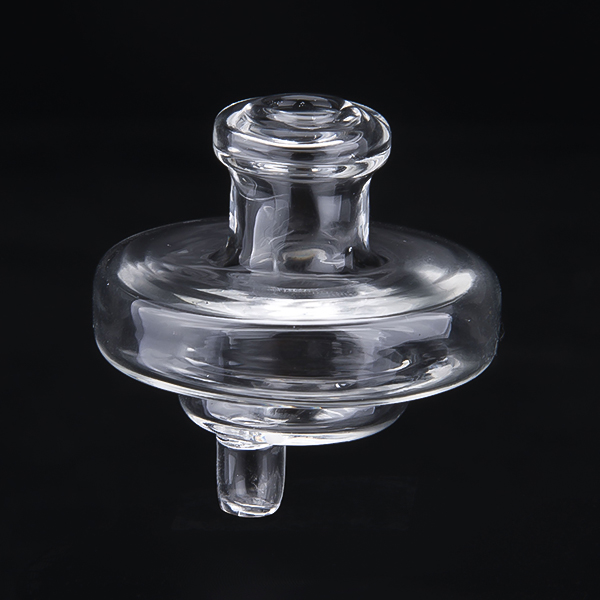 

Universal Glass UFO Carb Cap with hole OD 35mm dome for Quartz banger Nails dab oil rigs