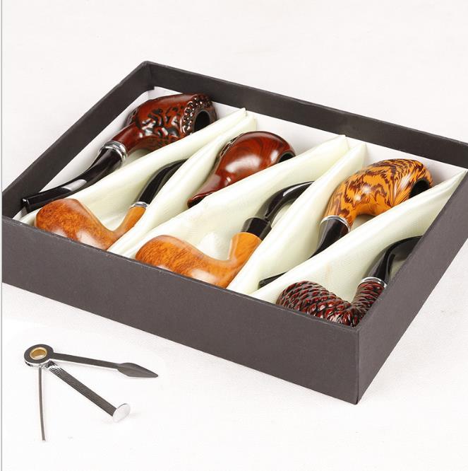 

Hot - Pin Wood - Pipe 6 - Piece Gift Box Set