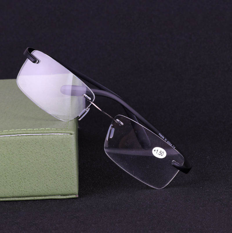 

New Presbyopic Glasses High-grade TR90 Rimless Reading Glasses Super Light and Elastic